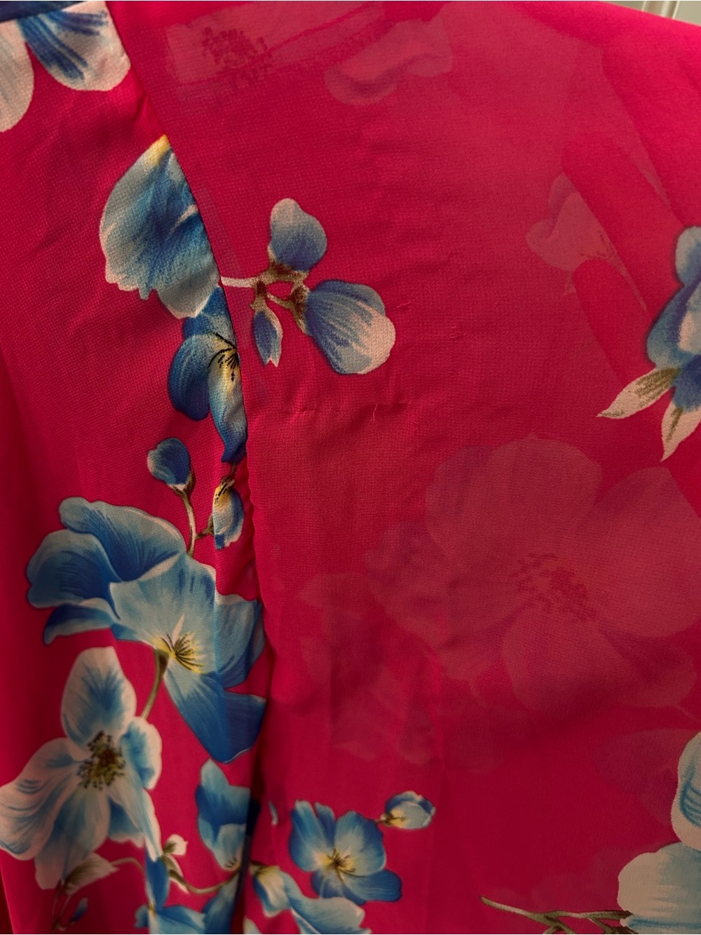 Lulus Wandering Wendy Magenta Floral Print Maxi Dress Size XL - Picture 6 of 10